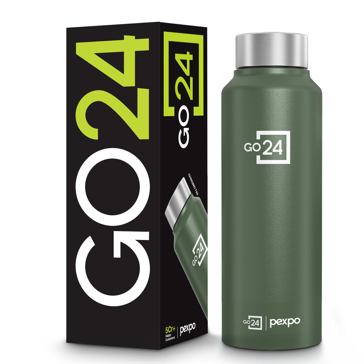 Chromo Steel Water Bottle