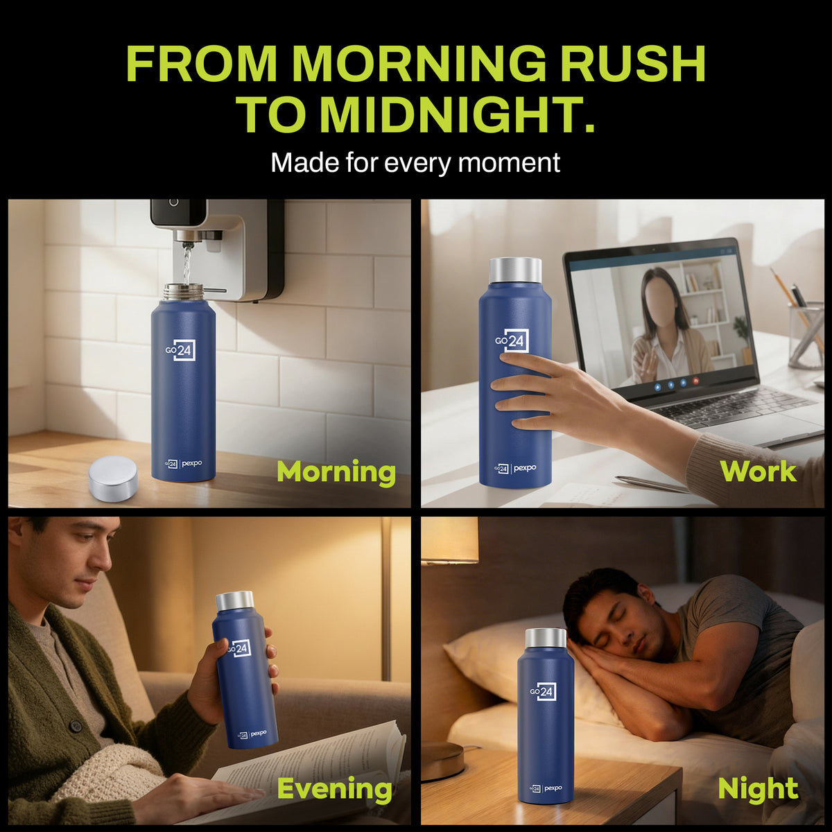 Chromo Steel Water Bottle
