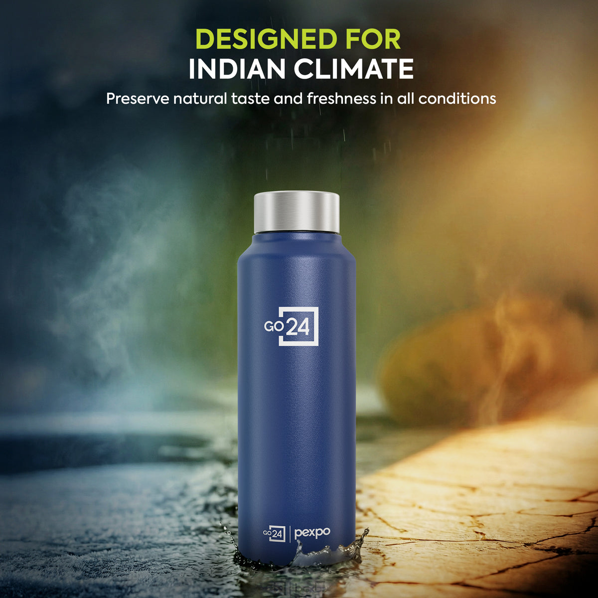 Chromo Steel Water Bottle