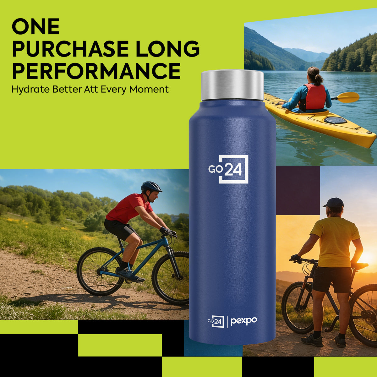 Chromo Steel Water Bottle